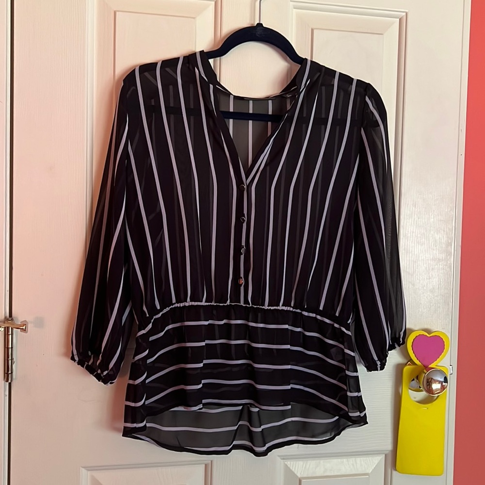 Sheer blouse
